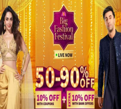 Myntra Cashback up to 5%