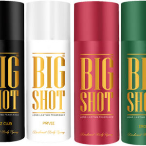 OSCAR Big Shot Deodorant Jazz Club, Privee & Eros (150ml each) Deodorant Spray - For Men  (600 ml, Pack of 4)